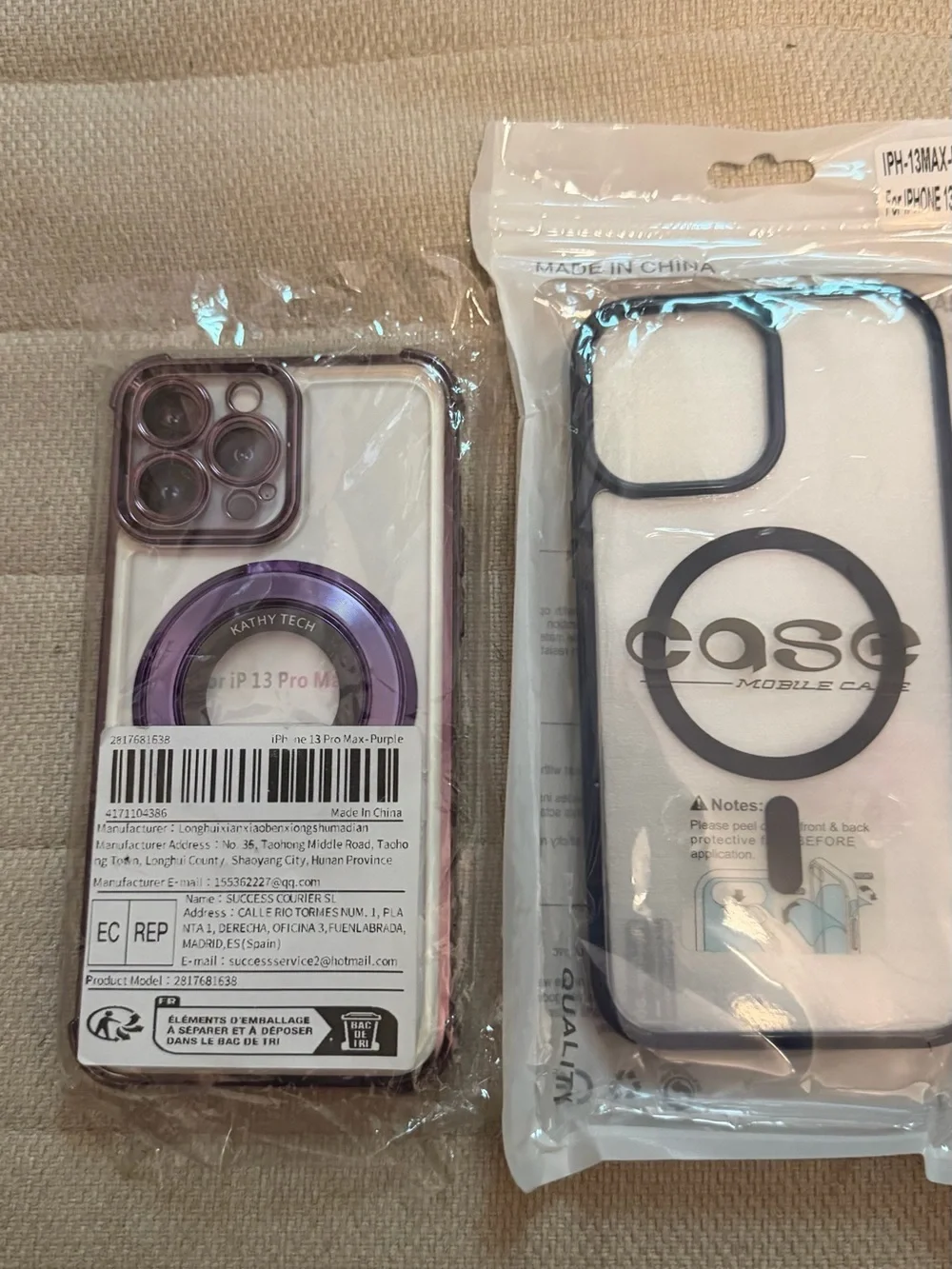 Purple iPhone 13 Pro Max Ring Case